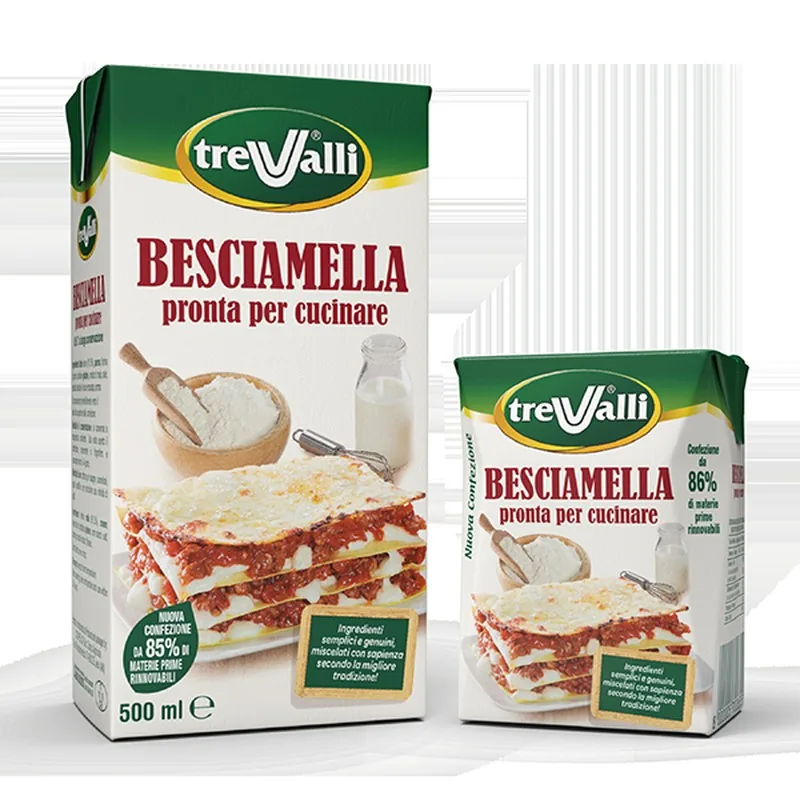 Besciamella UHT, prodotto DPF
