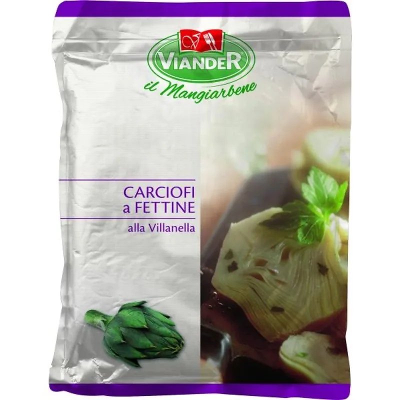 Carciofi Fet. Busta Villa. Viander, prodotto DPF