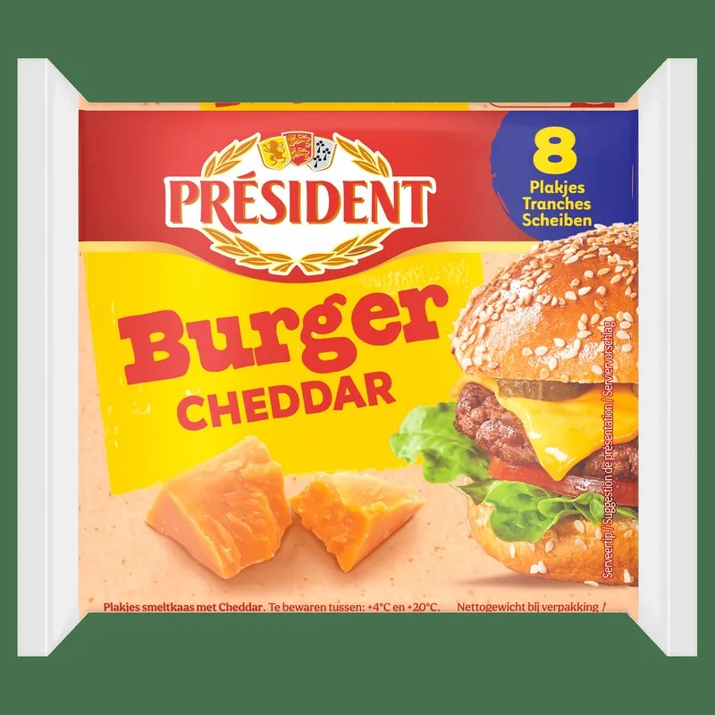 Cheddar A Fette President, prodotto DPF