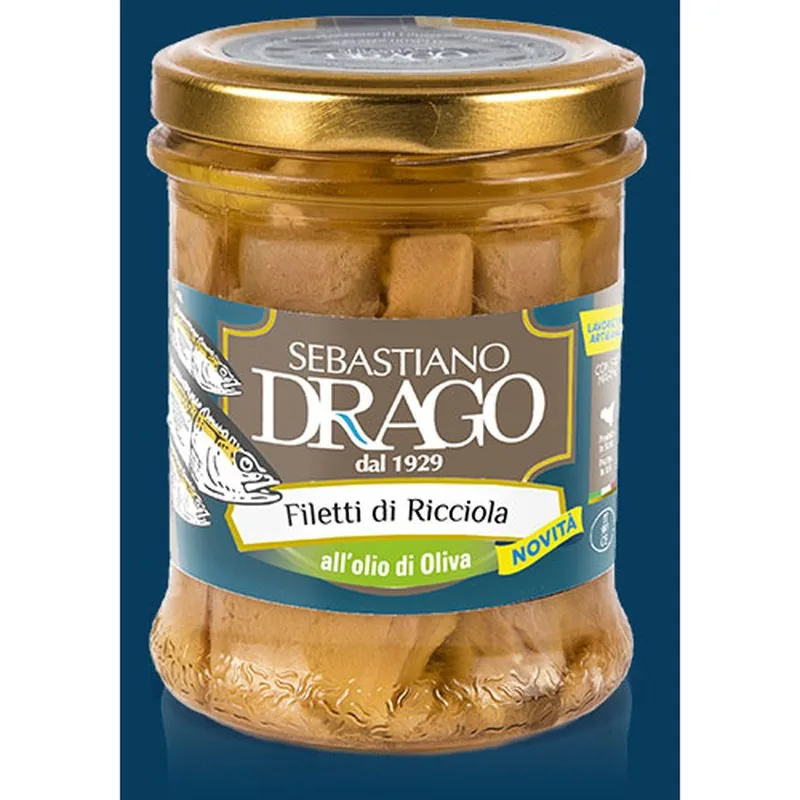 Filetti di Ricciola O.o. Drago, prodotto DPF