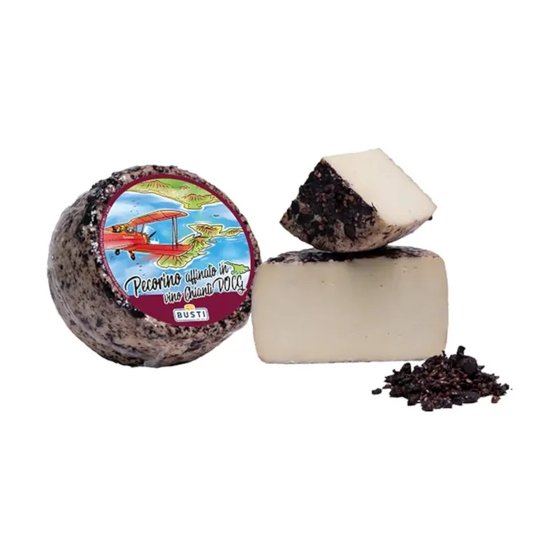 Formaggio Pecorino al Vino Chianti DOCG, prodotto DPF