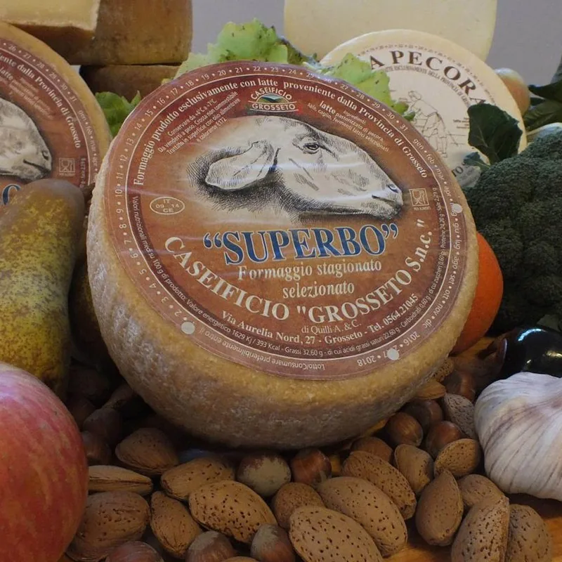 Formaggio Pecorino Superbo Grosseto, prodotto DPF