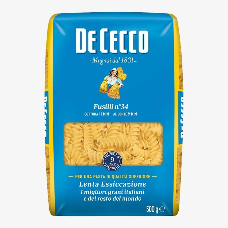 Fusilli N°534 De Cecco, prodotto DPF