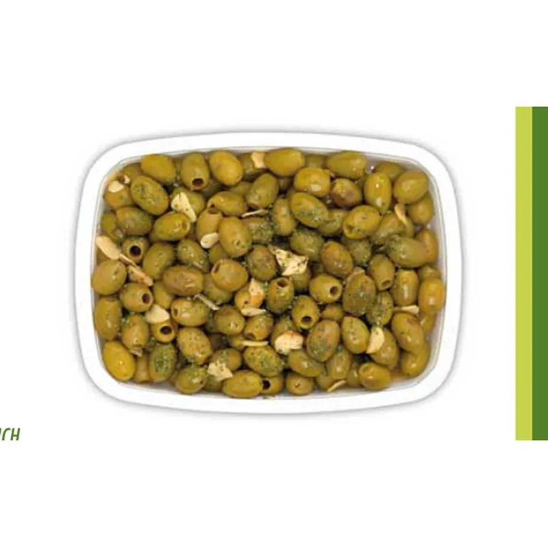 Olive Agliate Verdi Locas, prodotto DPF