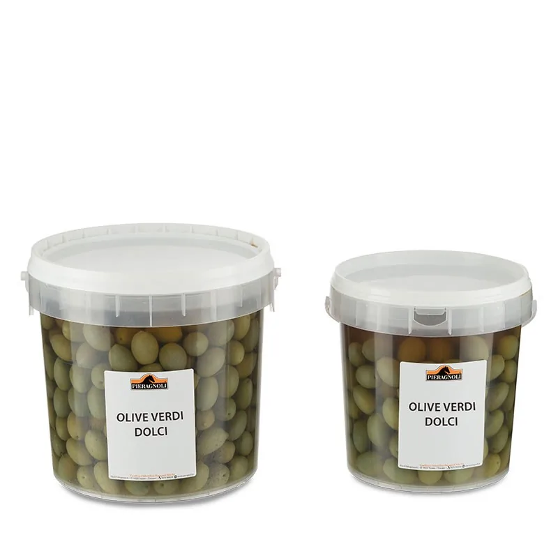 Olive Verdi Dolci Secchio, prodotto DPF