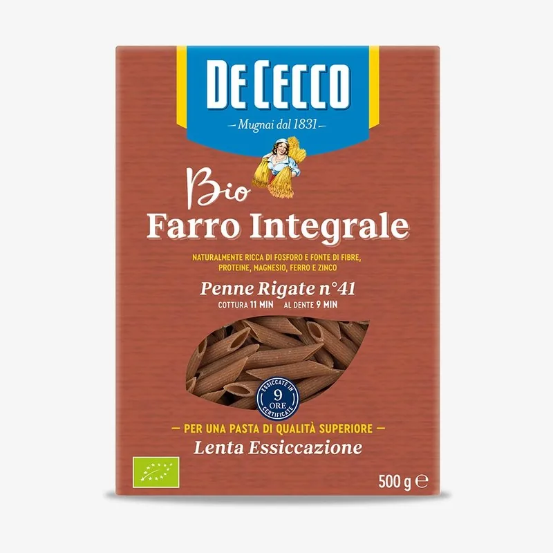 Penne Rigate Farro N°41 De Cecco, prodotto DPF