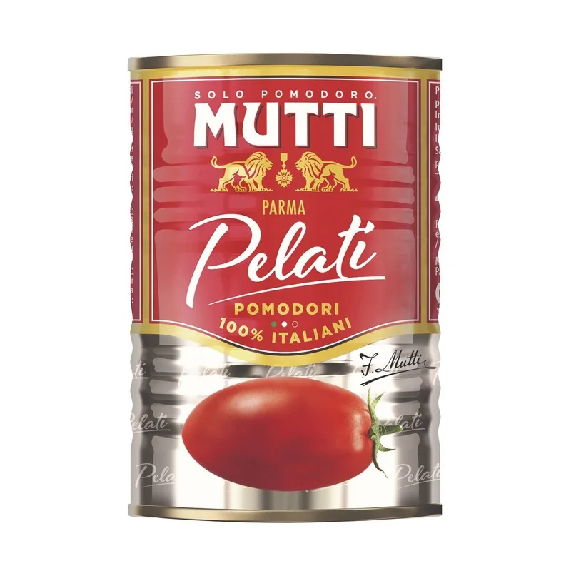 Pomodori Pelati Mutti, prodotto DPF