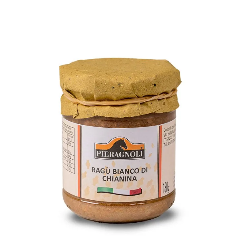Ragu' di Chianina Bianco Pieragnol, prodotto DPF