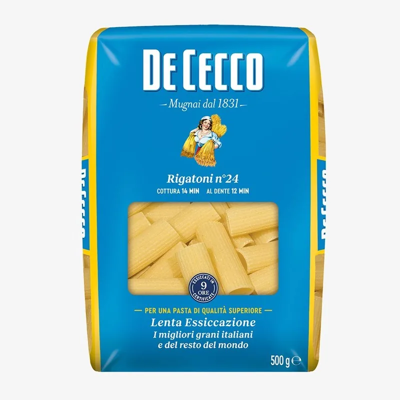 Rigatoni N°524 De Cecco, prodotto DPF