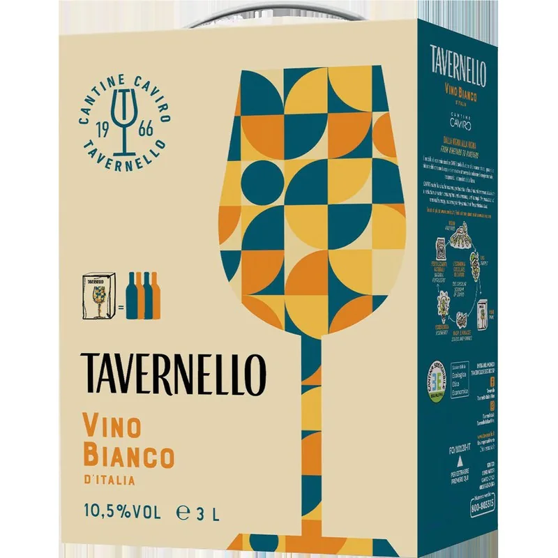 Tavernello Vino Bianco, prodotto DPF