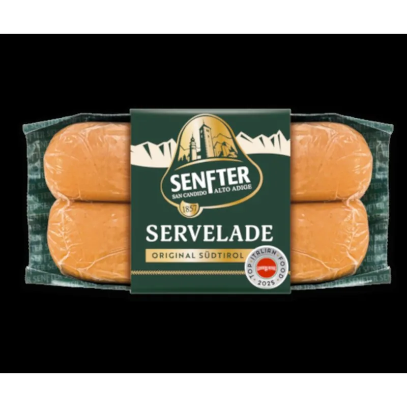 Wurstel Servelade Senfter, prodotto DPF
