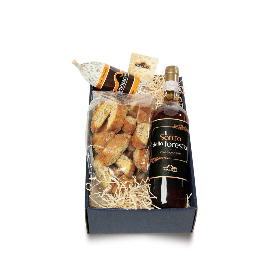 Confezione Foresta: confezione regalo personalizzata con prodotti tipici toscani