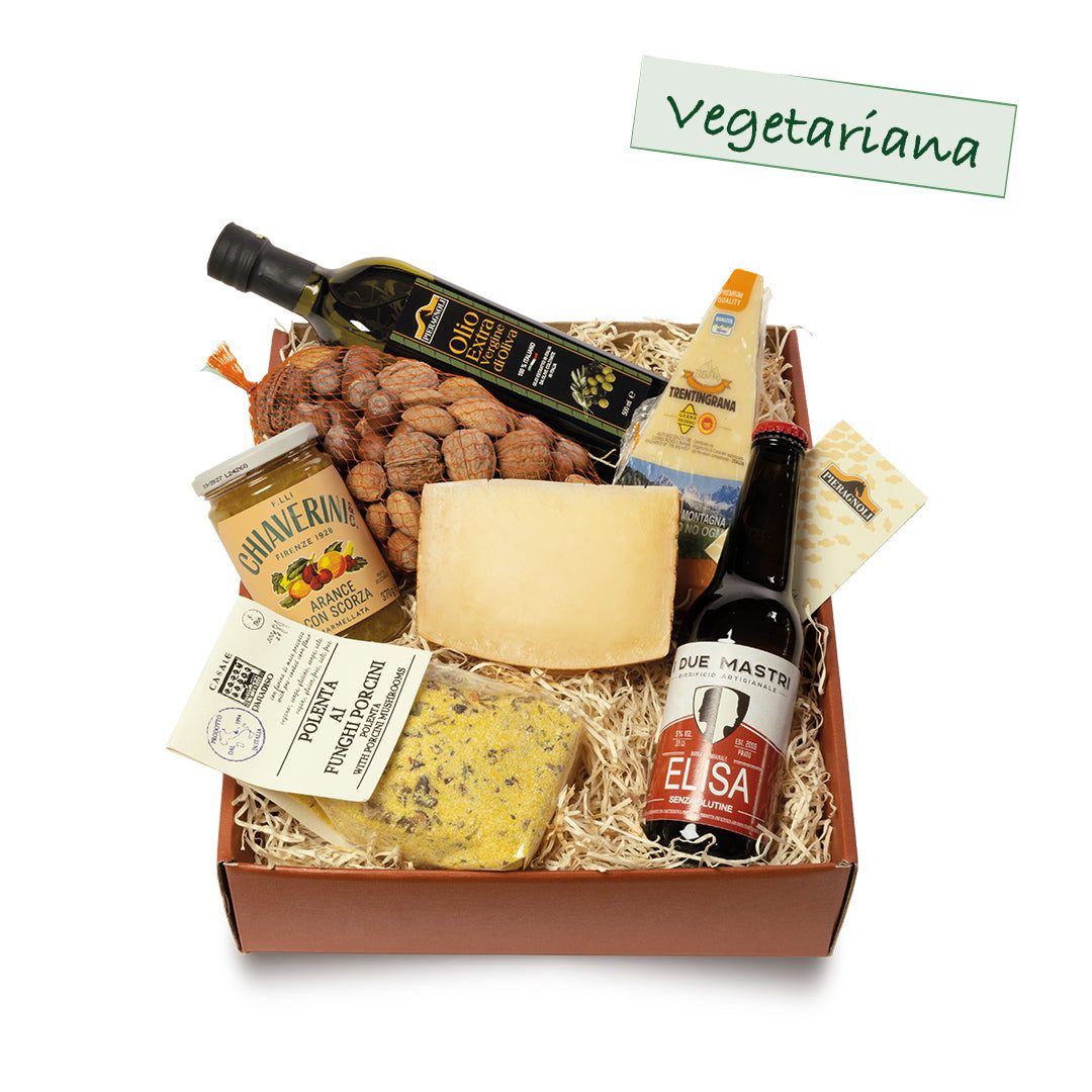 Confezione Montanara: confezione regalo personalizzata con prodotti tipici toscani